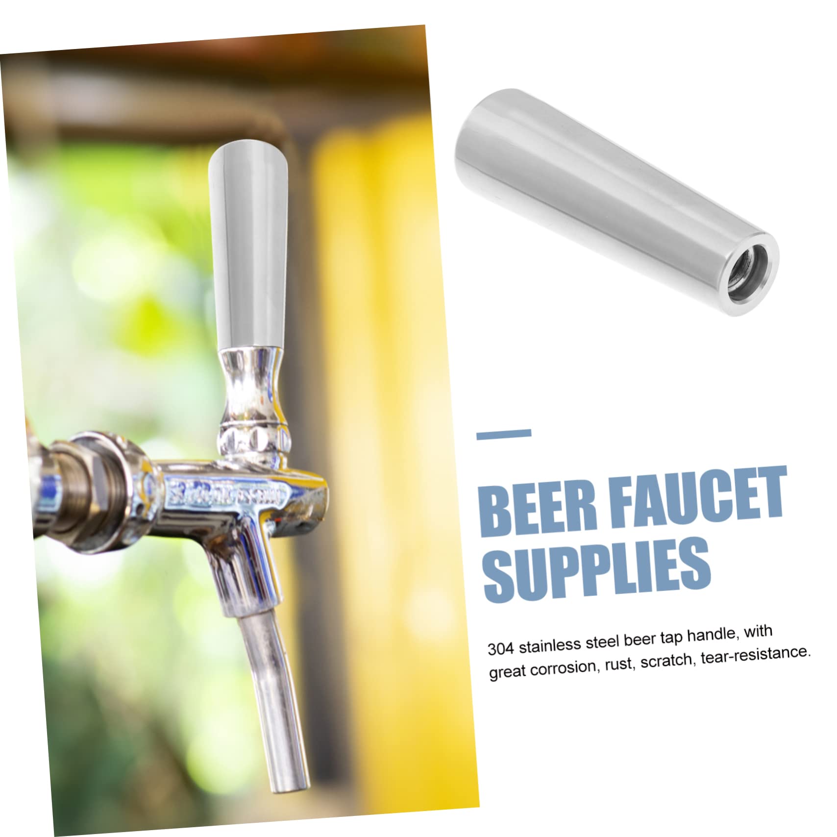 Cabilock 2 Piezas Grifo De Cerveza Manija Grifo De Barril Grifo Grifo Dispensador De Cerveza De Barril Manijas De Grifo Antiguas Limpiador De Línea De Cerveza Botella Grifo De Barril