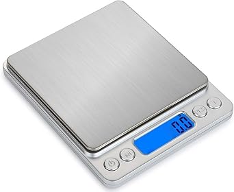 Busstier Dijital Mutfak Terazisi 3 Kg 0.1 G Hassasiyet Metal Platformlu Premium Terazi,  k ve Dayan kl  Tasar m