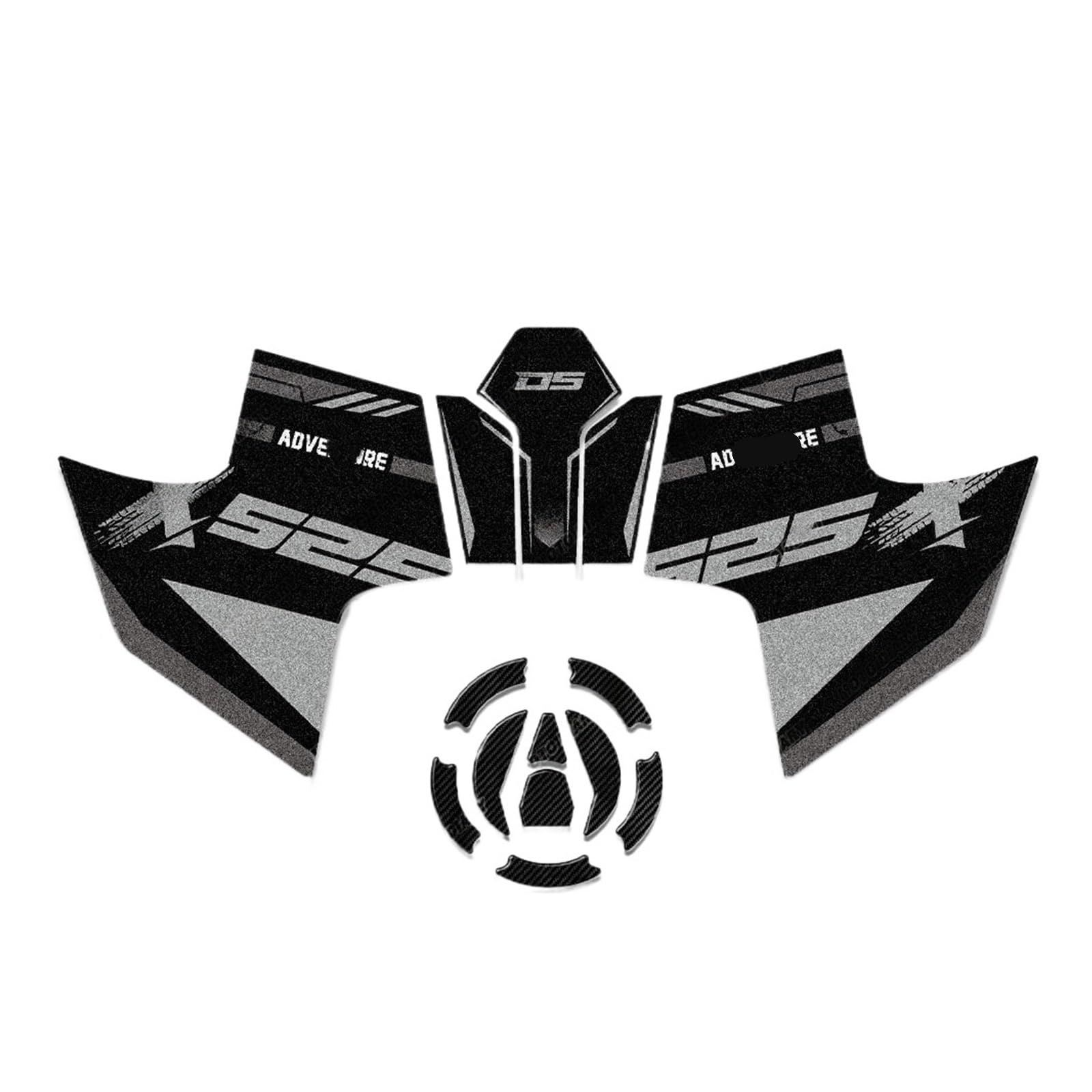 Motorcycle Gas Tank pad for VOGE Valico DS525X 525DSX DSX525 DS 525X Tank Pad Sticker Motorcycle Fuel Protection Decals Anti-Slip Gas Protectors