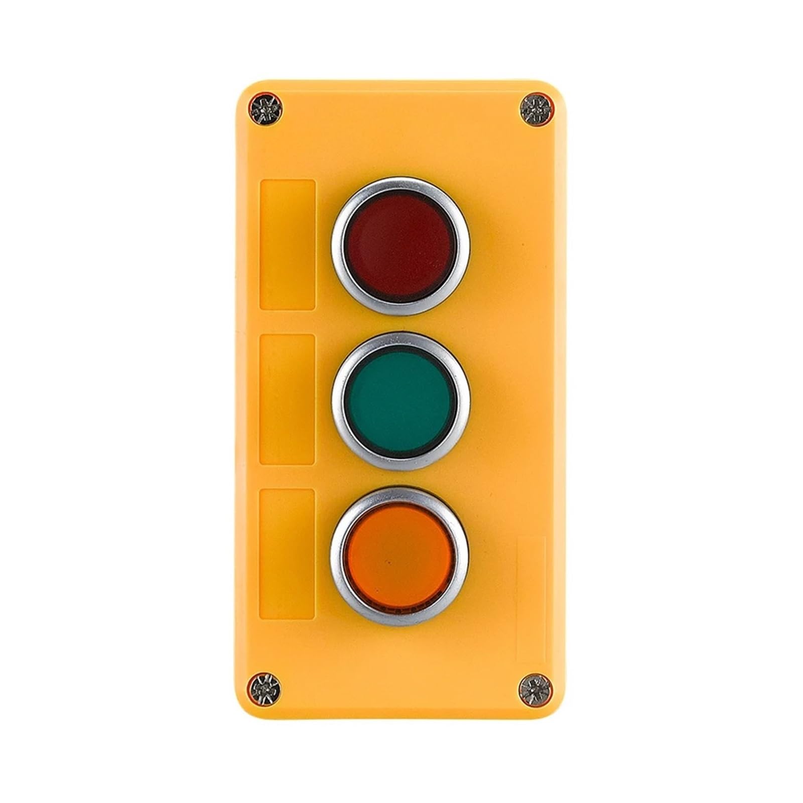 Interruttore a pulsante scatola di controllo in plastica portatile industria elettrica LA38(Ivory)