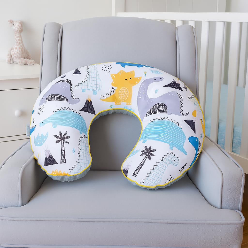 For Your Little One Single Pillow - Dino Breast Feeding Maternity Nursing Pillow Support | Mother & Baby Awards Shortlisted (Dino)