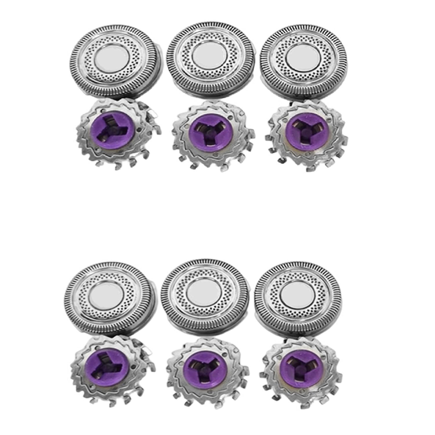 3Pcs SH98 Replacement Head Razor Blade，Compatible For Philips，Shaver SP9863 SP9880 SP7000 9000 9861 Shaver Head Accessories Razor head(2set)