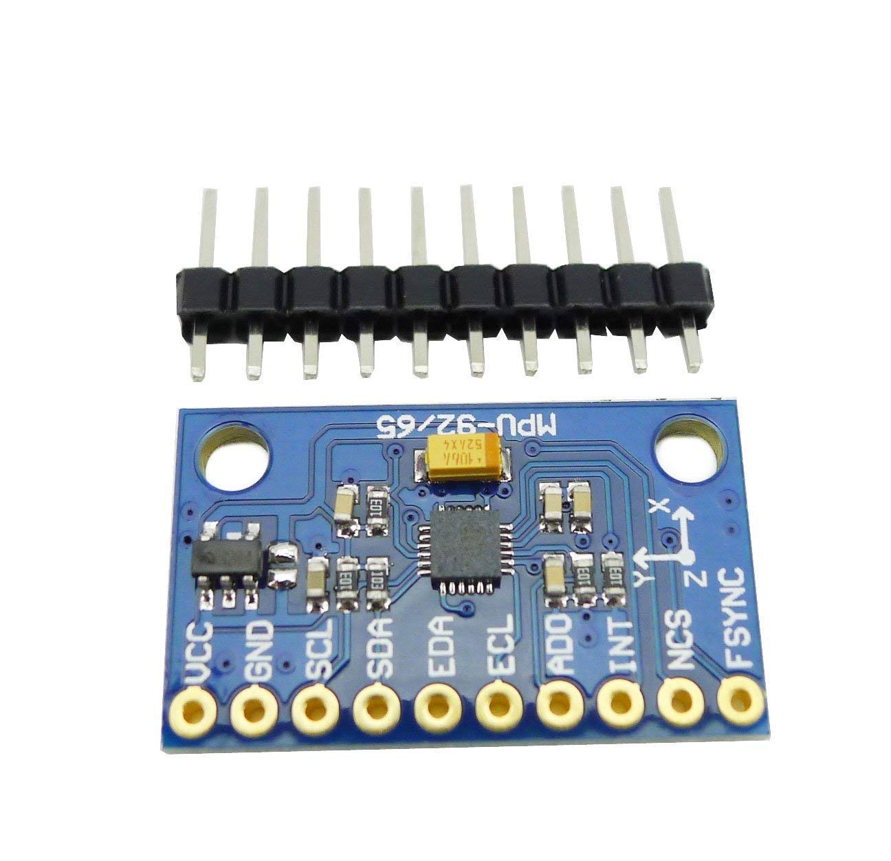 UIOTEC MPU-9250 GY-9250 9-axis Sensor Module I2C/SPI Communications Thriaxis Gyroscope + triaxial Accelerometer+triaxial Magnetic Field