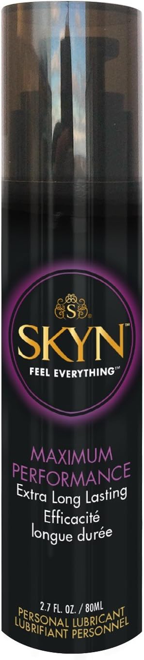 SKYN Maximum Performance Silicone-Based Personal Lubricant, 2.7 Ounce