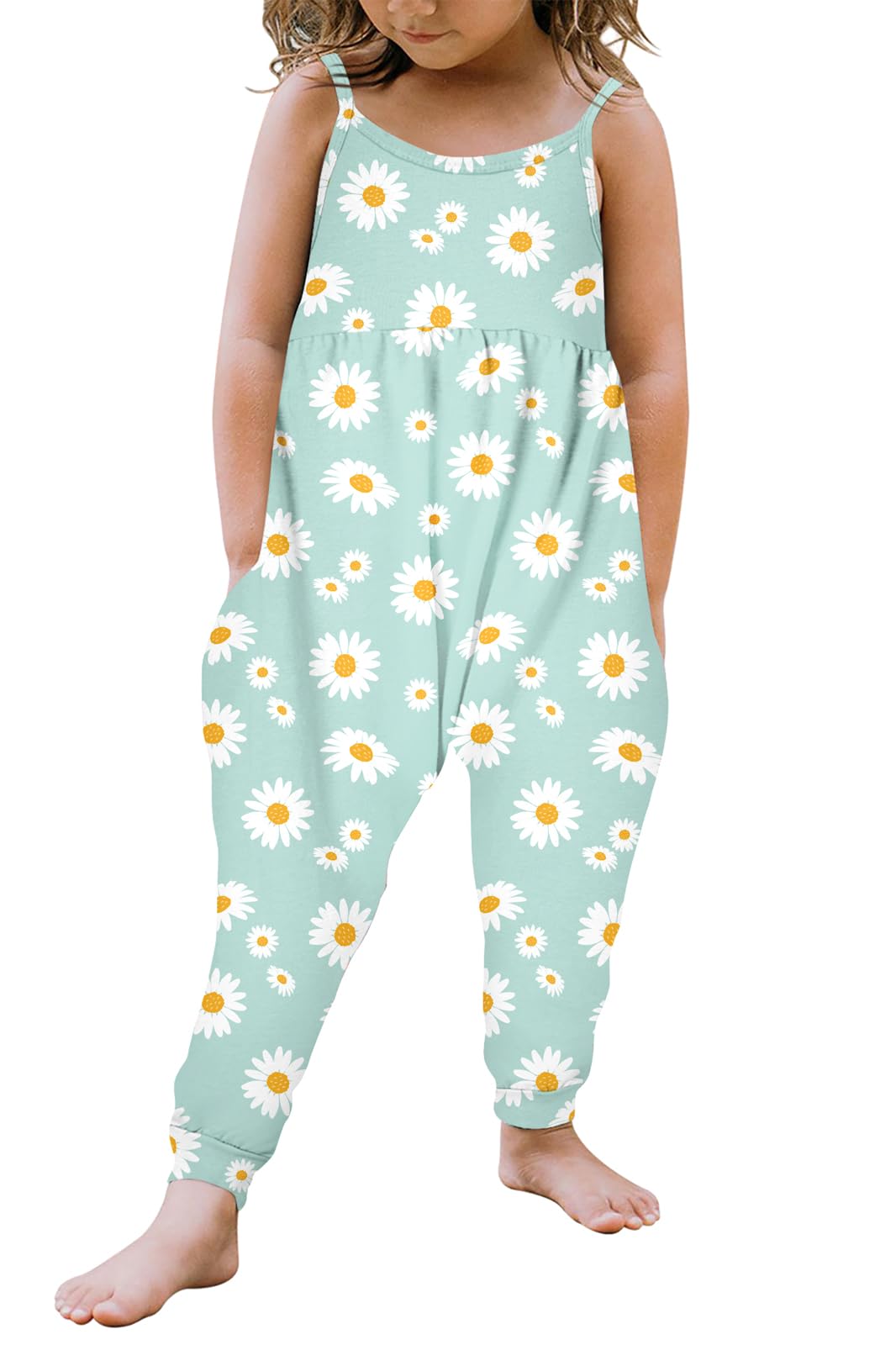 Yousie Toddler Girls Kids Rompers Jumpsuit Summer Spring Outfits 1-8 Years
