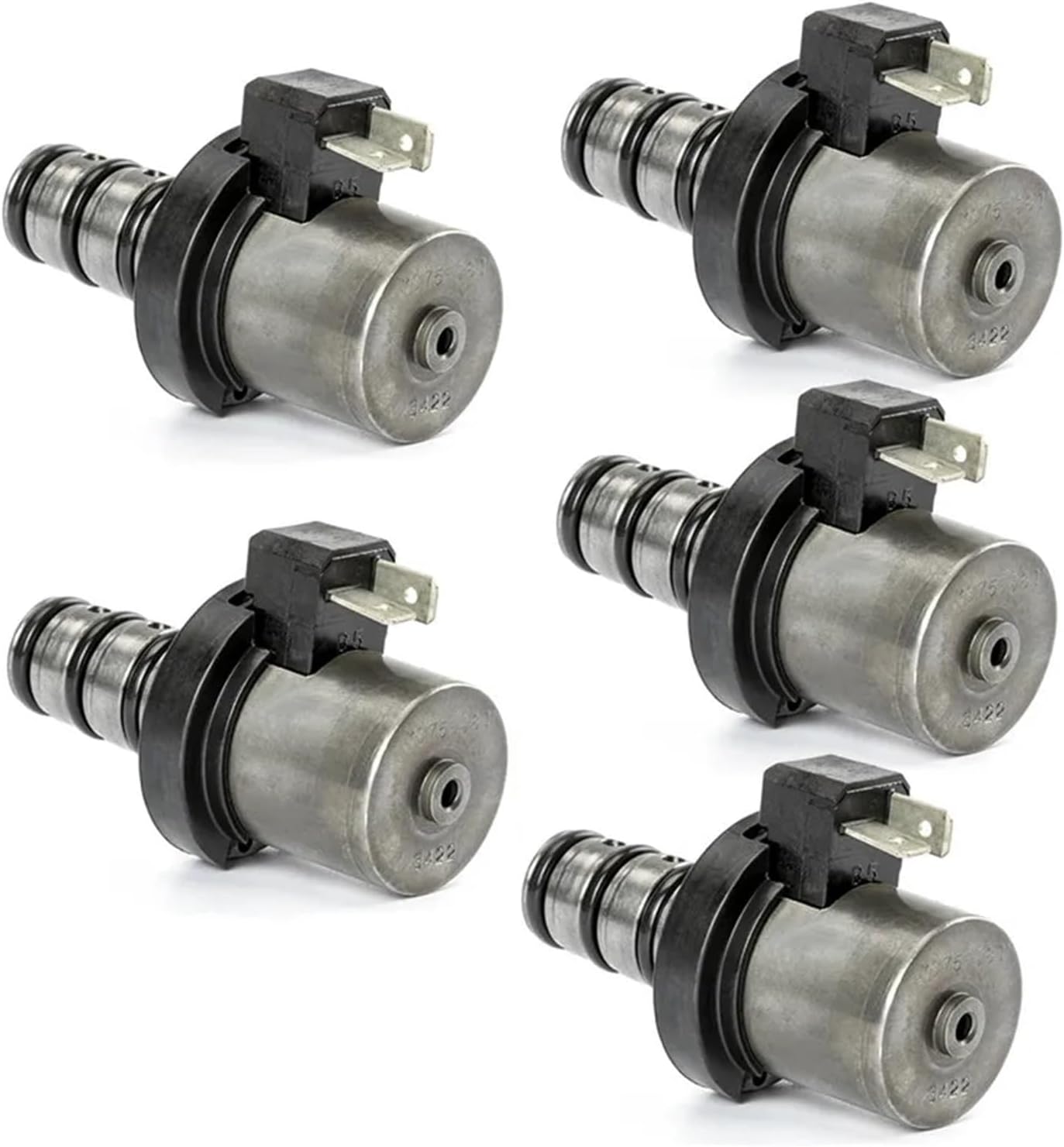 5PCS 46313-39051 Transmission Shift Solenoid Kit F4A41 F4A42 F4A51 F5A51 V4A51 R4A41 Compatible With Mitsubishi Compatible With Hyundai/Kia(1 set)