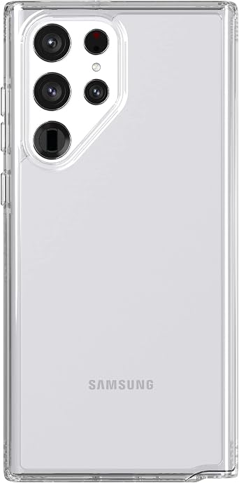 Tech21 Evo Clear for Samsung Galaxy S22 Ultra Clear and Protective Phone Case with 12ft Multi-Drop Protection