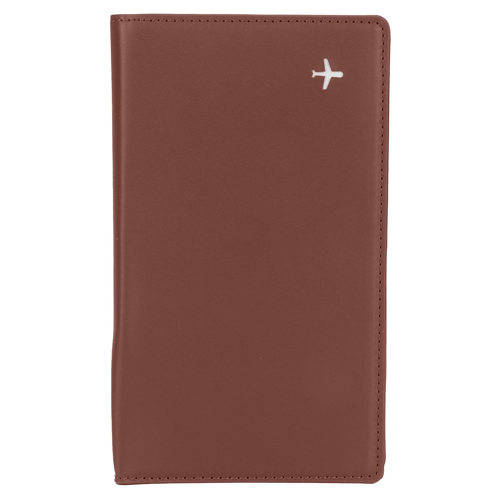 Cocoarm Porta Passaporto Portafoglio da Viaggio in Pelle PU con Blocco Antifurto Organizzatore di Documenti di Viaggio 11,5 X 18,8 X 0,5 Cm per Carte Passaporto Biglietti Contanti Viaggiatori (-50#)