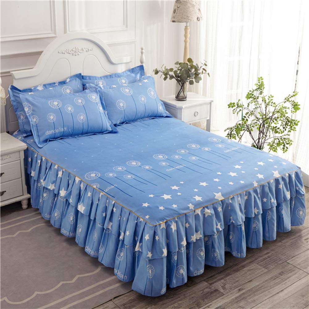 Jupe de lit dentelle XY&YD pour créer une ambiance chambre de princesse cosy