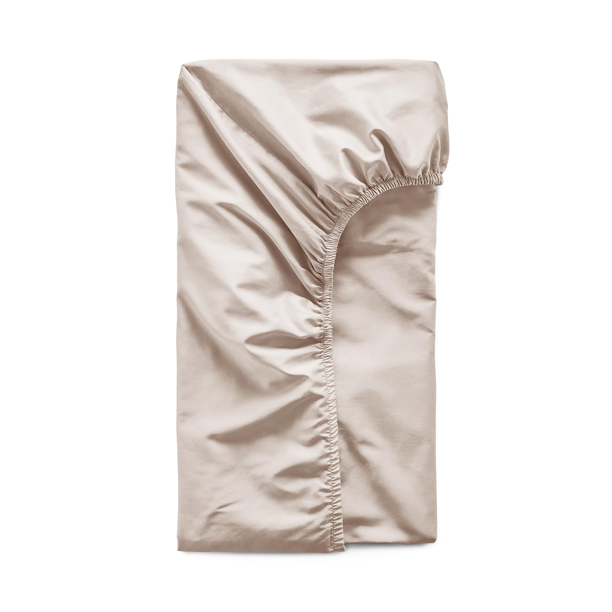 Luxury 100% Organic Cotton Perfect Fitted Sheet | Bed Sheets Double King | 6 Colours | Soft & Smooth Sateen Finish | Dusky Pink - King