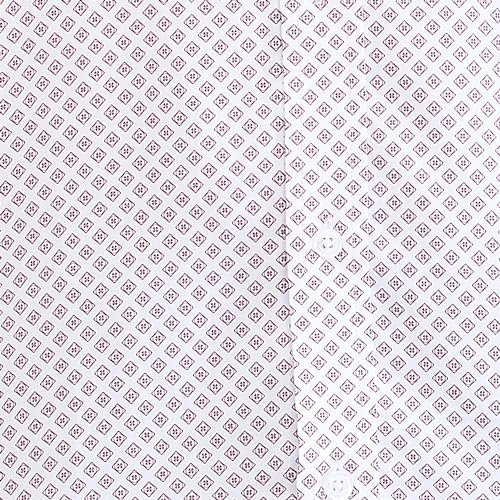 Image of Colorplus Men's Regular Fit Print Pattern Pure Cotton Plain Collar Half Sleeve Casual Shirt