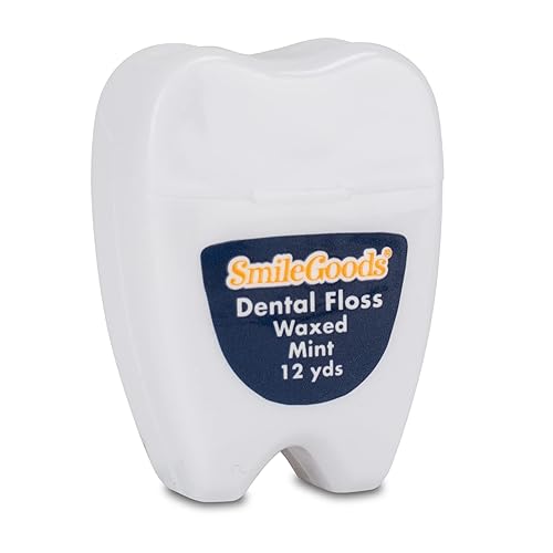 Miniatura 2 de Smilegoods Hilo dental encerado de menta en forma de molar, 12 yardas, 144 por caja