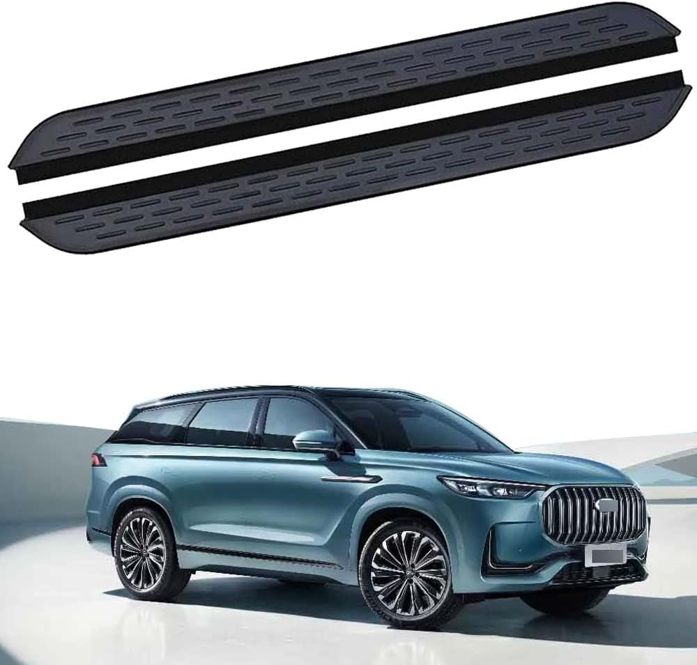 Fixed Running Boards Fits Chery JETOUR X70 X70 Plus 2023-2025 Side Step Nerf Bar Aluminium+Stainless with Mounted Brackets Accessories