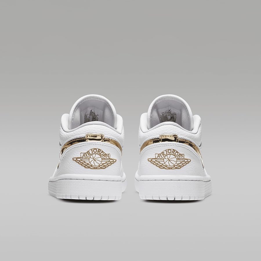 Amazon.com | Jordan WMNS Air 1 Low Se White Metallic Gold Womens