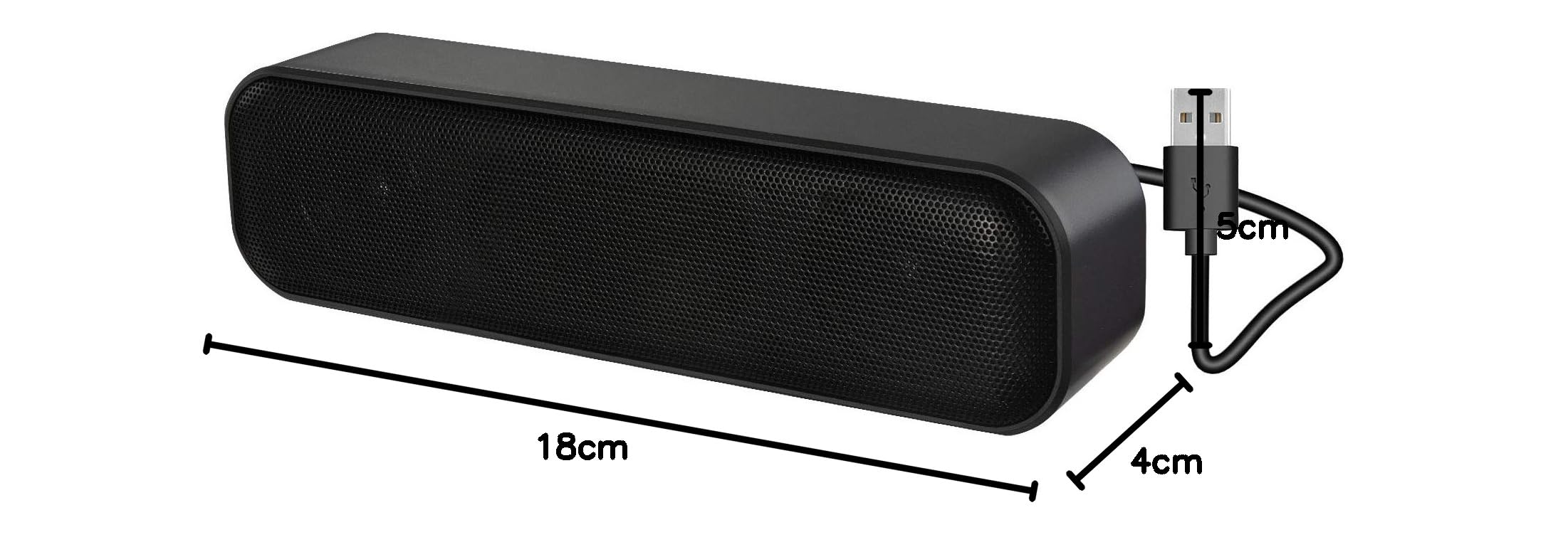 Mini Altoparlante per PC, Casse Computer con Alimentazione USB, PC Stereo Sound Portatile Soundbar per Tablet Desktop Laptop e Banco Cassa