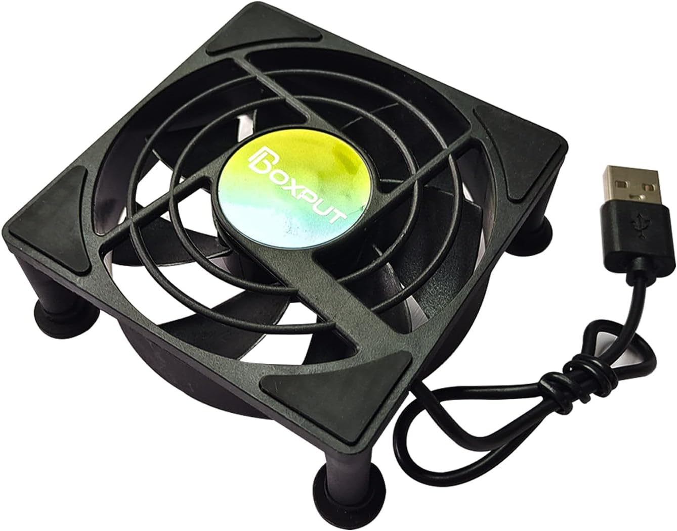 BOXPUT USB Mini Fan Radiator Cooling Case Fan for TV Box PC Router Receiver DVR Xbox 5V USB Power
