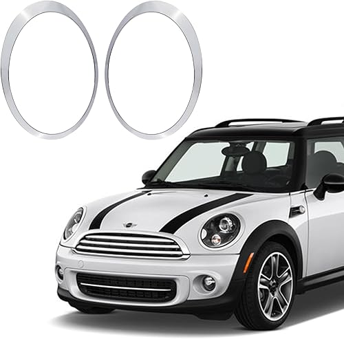 Miniatura 2 de Anillo de ajuste para faros delanteros, bisel para lado del conductor, compatible con Mini Cooper 2007-2015 R55 R56 R57 R58 R59 Reemplaza
