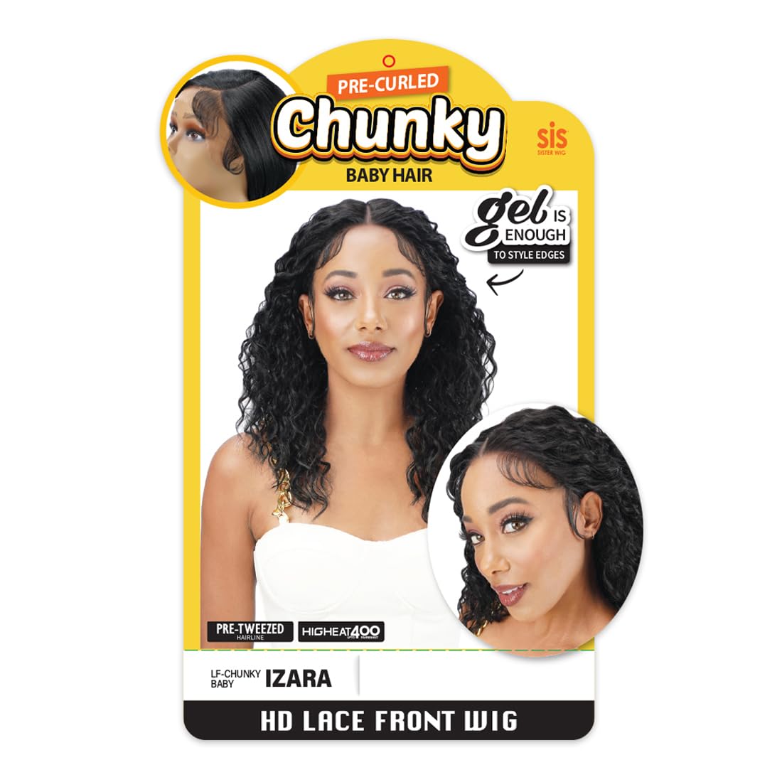 Y•*¨*•.¸♬︎ Amazon.com : Zury Sis Chunky Synthetic Hair Hd Lace Front