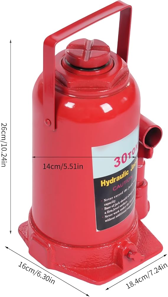 Hydraulic Car Jack, 50 Ton (110231 lbs) Capacity Hydraulic Welded Heavy Duty Bottle Jack with 3 Section Long Handle for Auto Truck Repair Lift