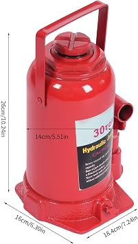 Hydraulic Car Jack, 50 Ton (110231 lbs) Capacity Hydraulic Welded Heavy Duty Bottle Jack with 3 Section Long Handle for Auto Truck Repair Lift