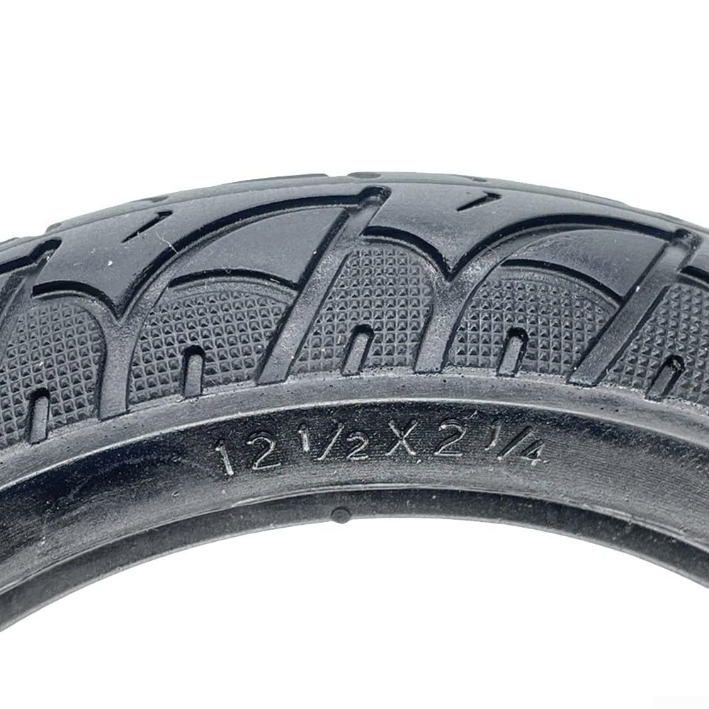 30,5 cm (12 Zoll) Vollreifen 12 1/2 x 2 1/4 (57-203) für E-Bike-Roller, 12,5 x 2,125 Reifen