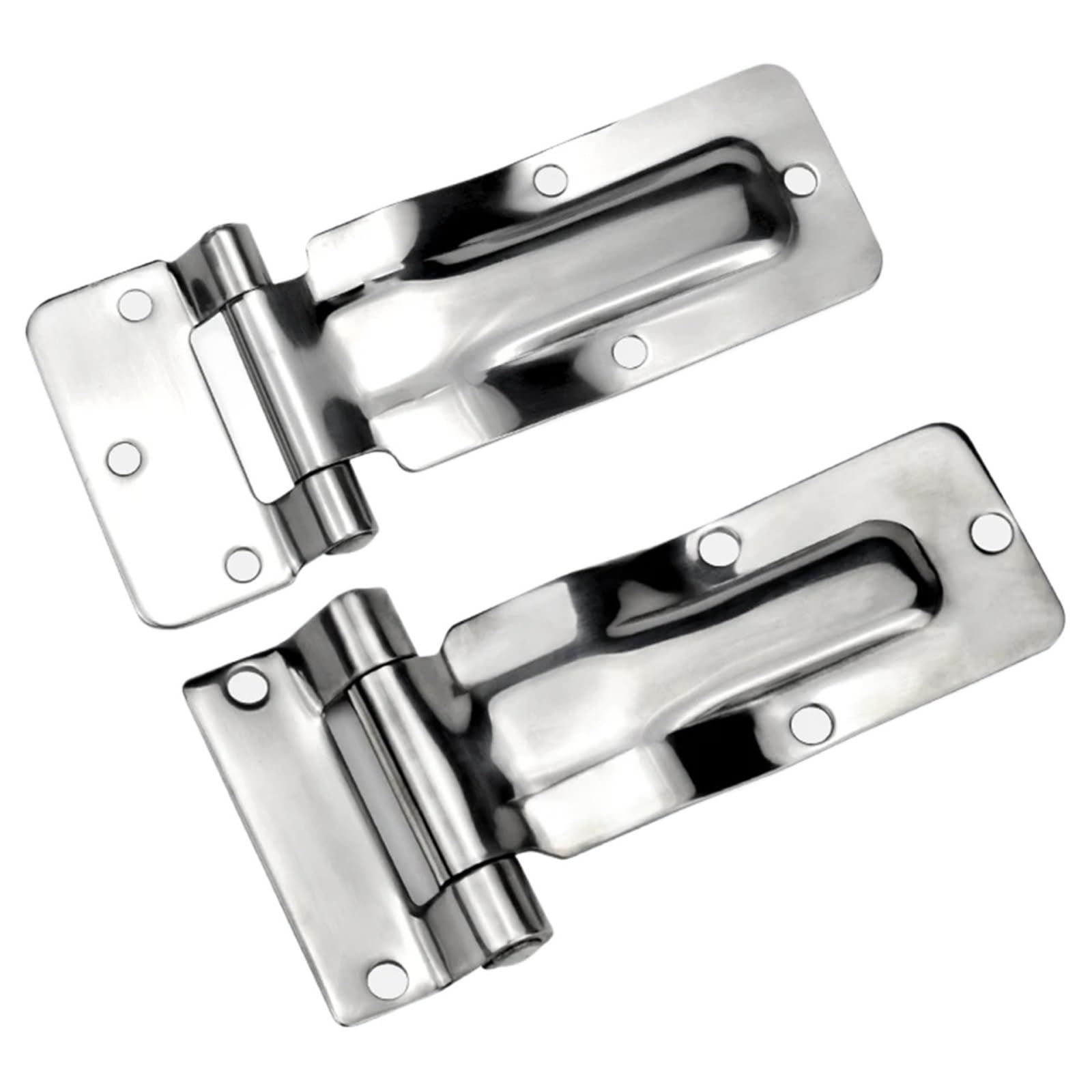 Charnière de porte robuste en inox 304 avec axe renforcé pour camion et utilitaire 30201