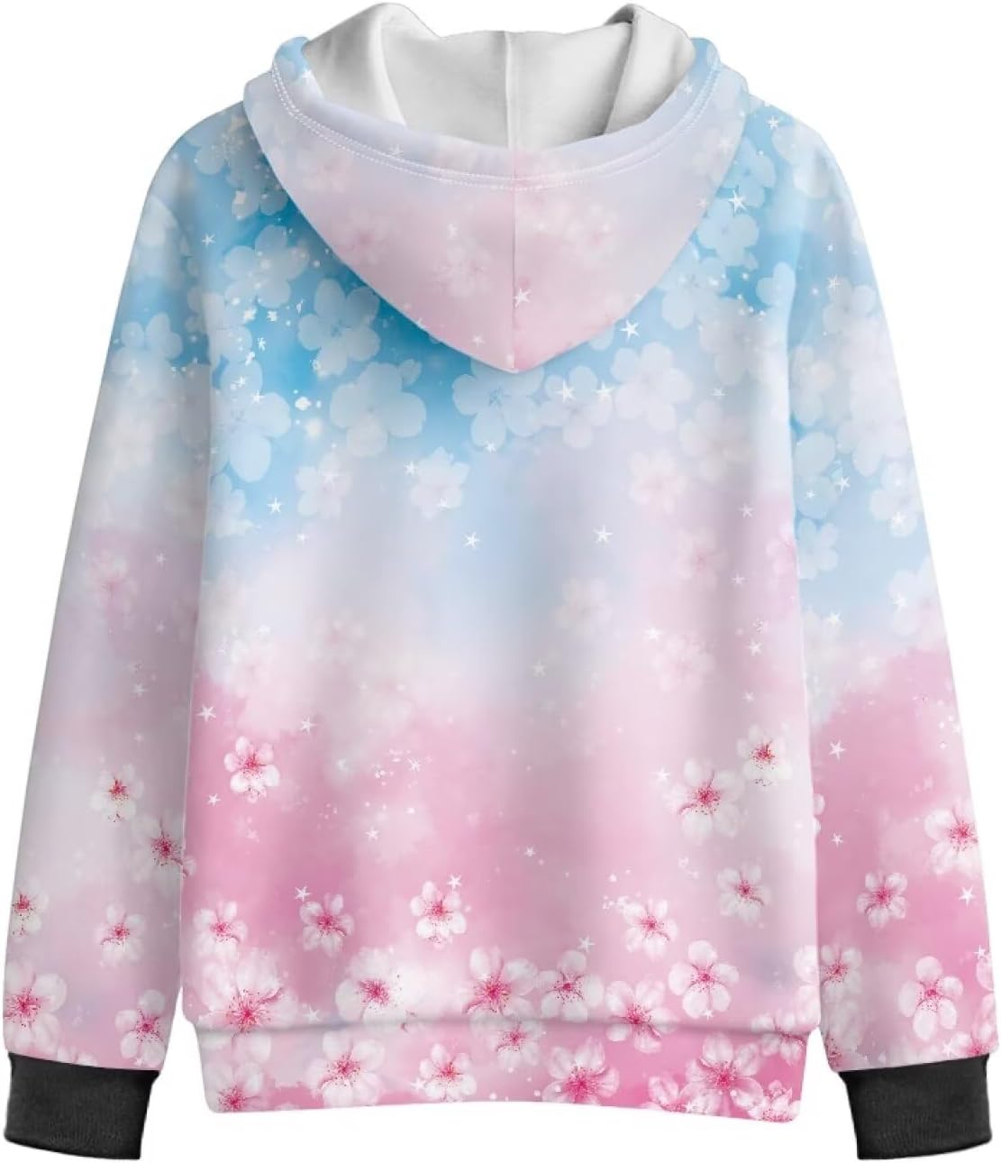 Xpyiqun Zip Up Hoodies for Girls Fleece Lined Sweatshirt Size 6-16Y Kids Hooded Jackets Cardigan Long Sleeve
