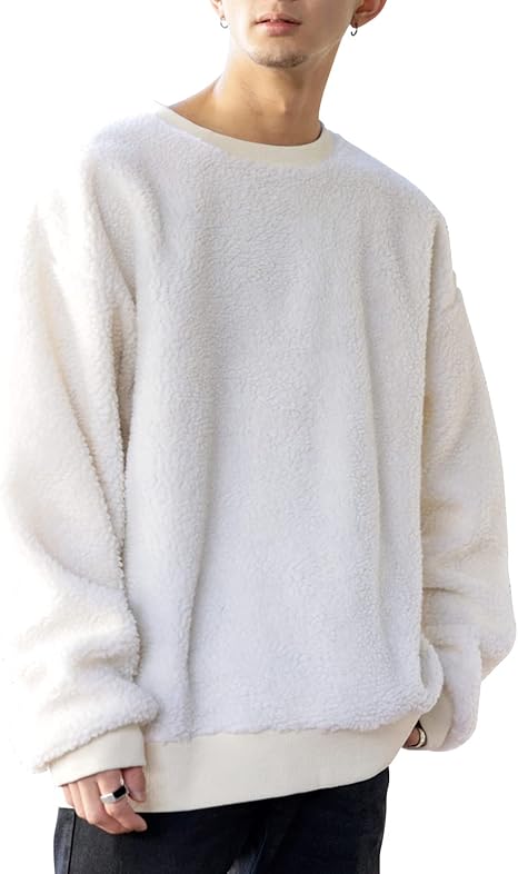 Amazon アドミックス アトリエサブメン Admix Atelier Sab Men メンズ ブルゾン No Sweat ノースウェット コラボ 別注 もこもこ シェルパ ボア フリース オーバーサイズ スウェット 02 51 73 トレーナー パーカー 通販