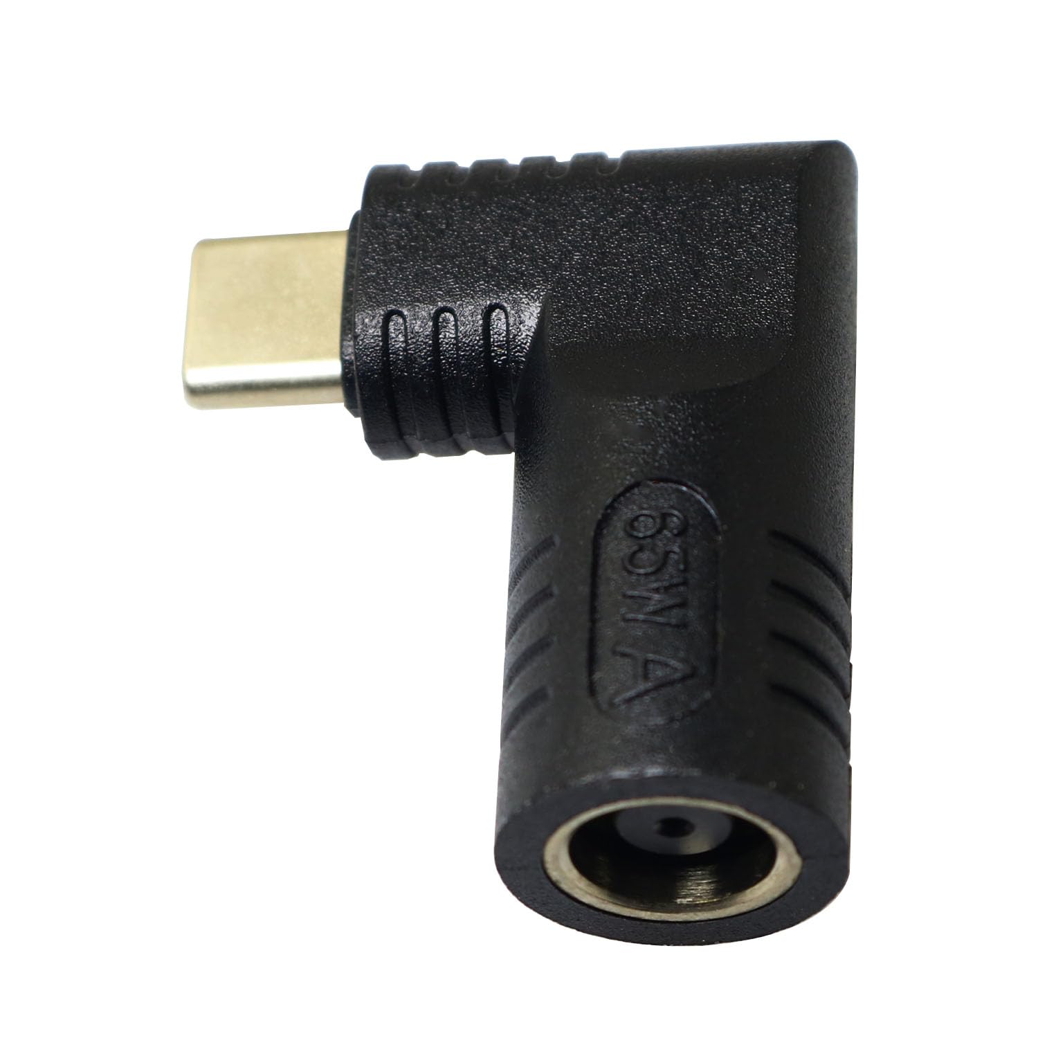 BLLNDXDC7.9x0.9 Mother Socket to Type C 65W Bend Head Power Charging Adapter with Built in Auto detect Sensor Chip for Mobile Phones Tablets and Laptops