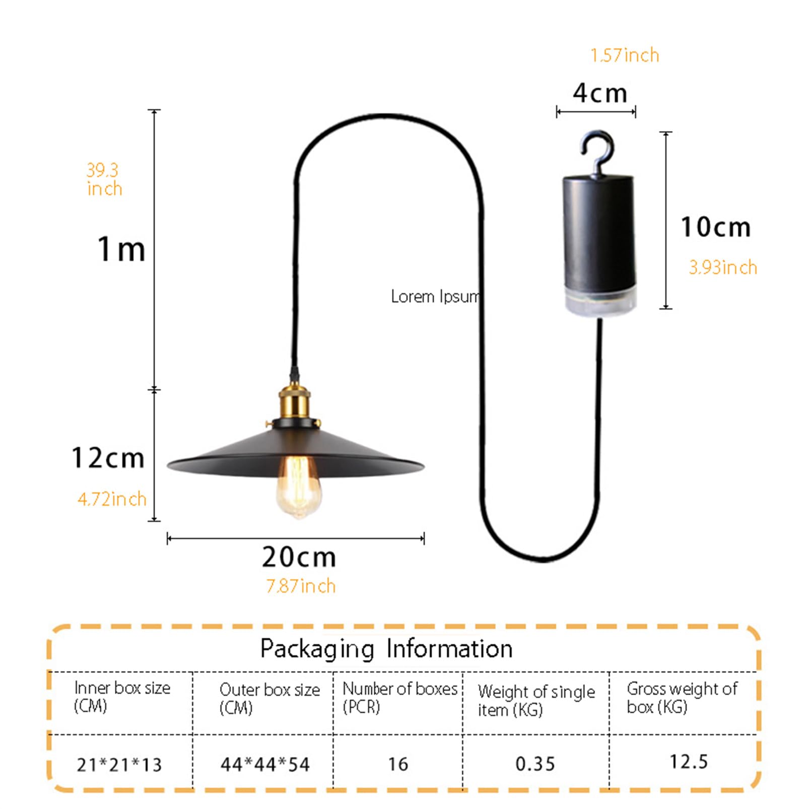 Lampada a sospensione a batteria con telecomando a batteria, lampadario da soffitto a batteria, senza cablaggio, lampadario per gazebo, pergolato, portico, patio, interno/esterno