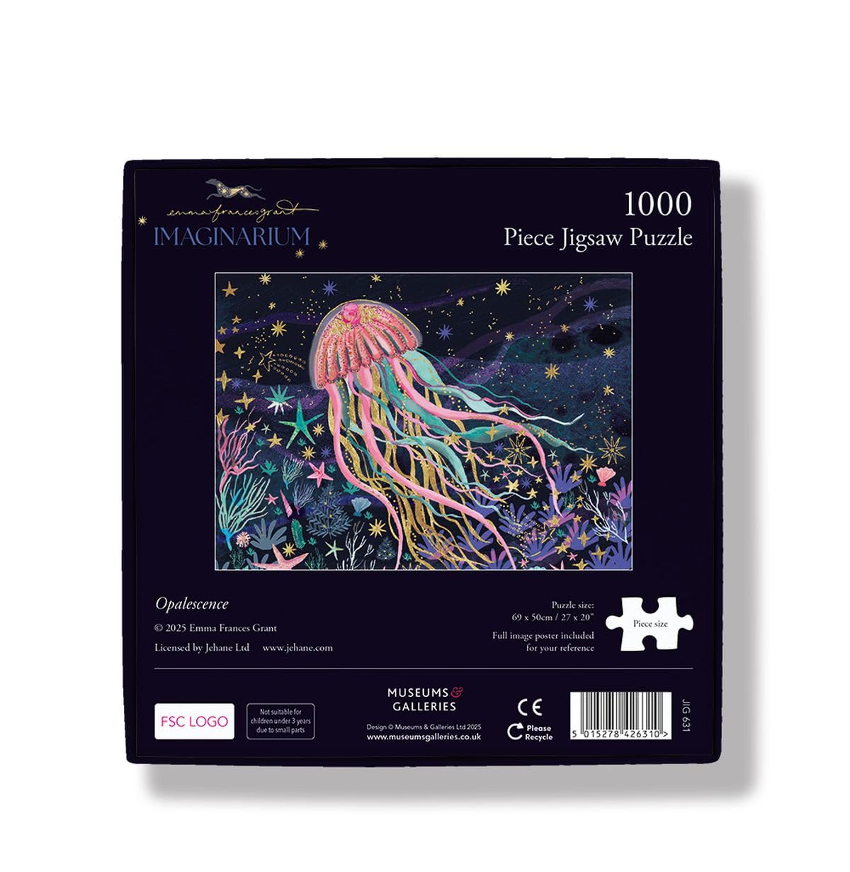 Museums & Galleries Jellyfish Jigsaw Puzzle, 1000 Piece Puzzles for Adults - Image 3