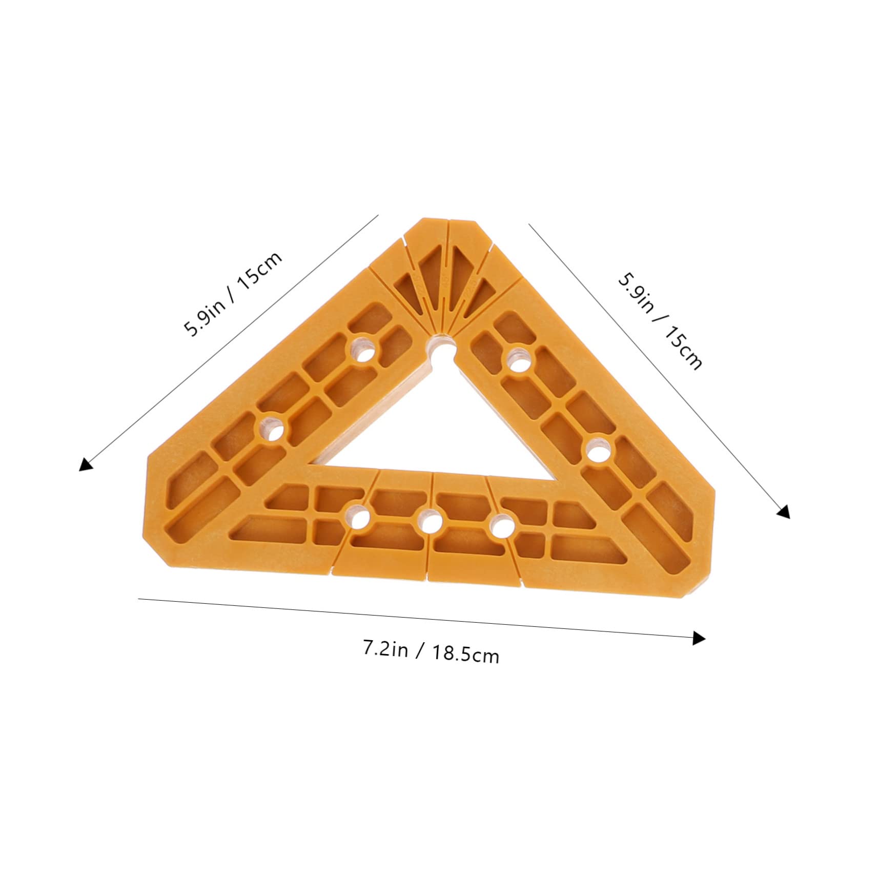 VILLFUL 1 Set 90 Positioning Clip Carpenter Clamp 90 Degree Clamps Woodworking Square Clamp 90 Degree Corner Clamp Cabinet Clamps for Installing Cabinets Woodworking Corner Clip Orange Abs