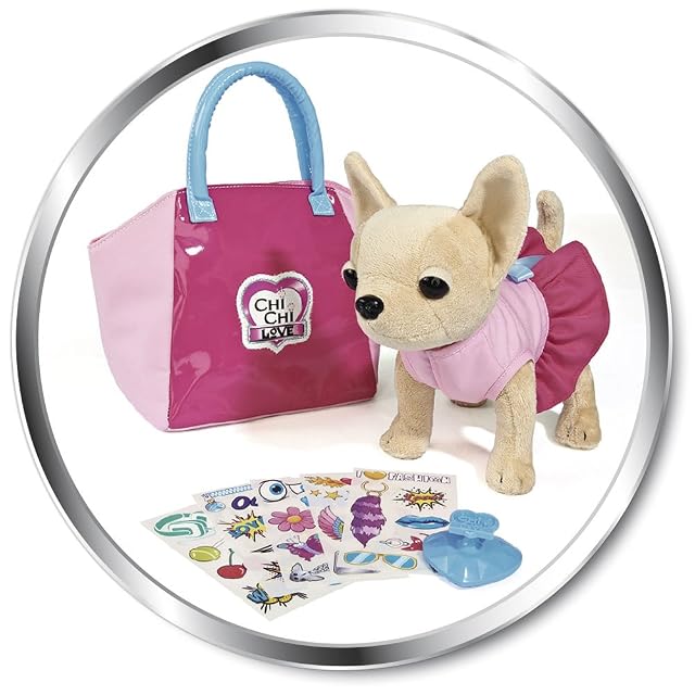 Foto 2 de 7 de Chi Chi Love - Peluche con Bolso, Color Rosa/Azul (Simba 5892313)