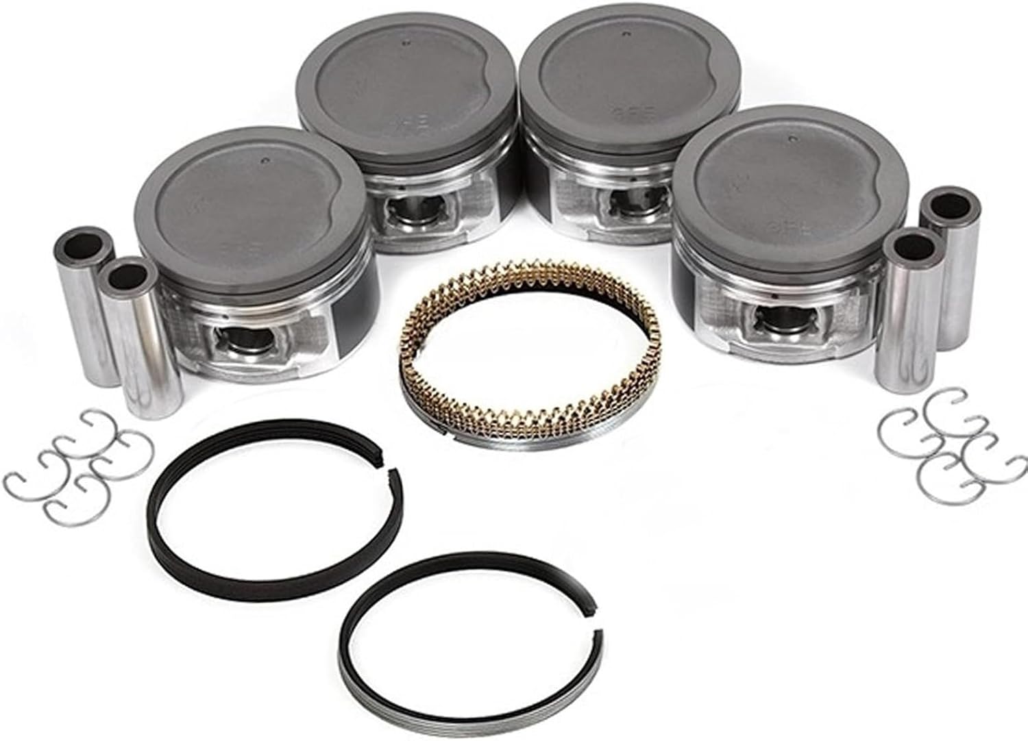 3RZFE 2.7 13101-75040 13101-75041 Engine Piston Set 1994-2004 Compatible with Toyota 4Runner T100 Tacoma 2.7L DOHC 3RZFE
