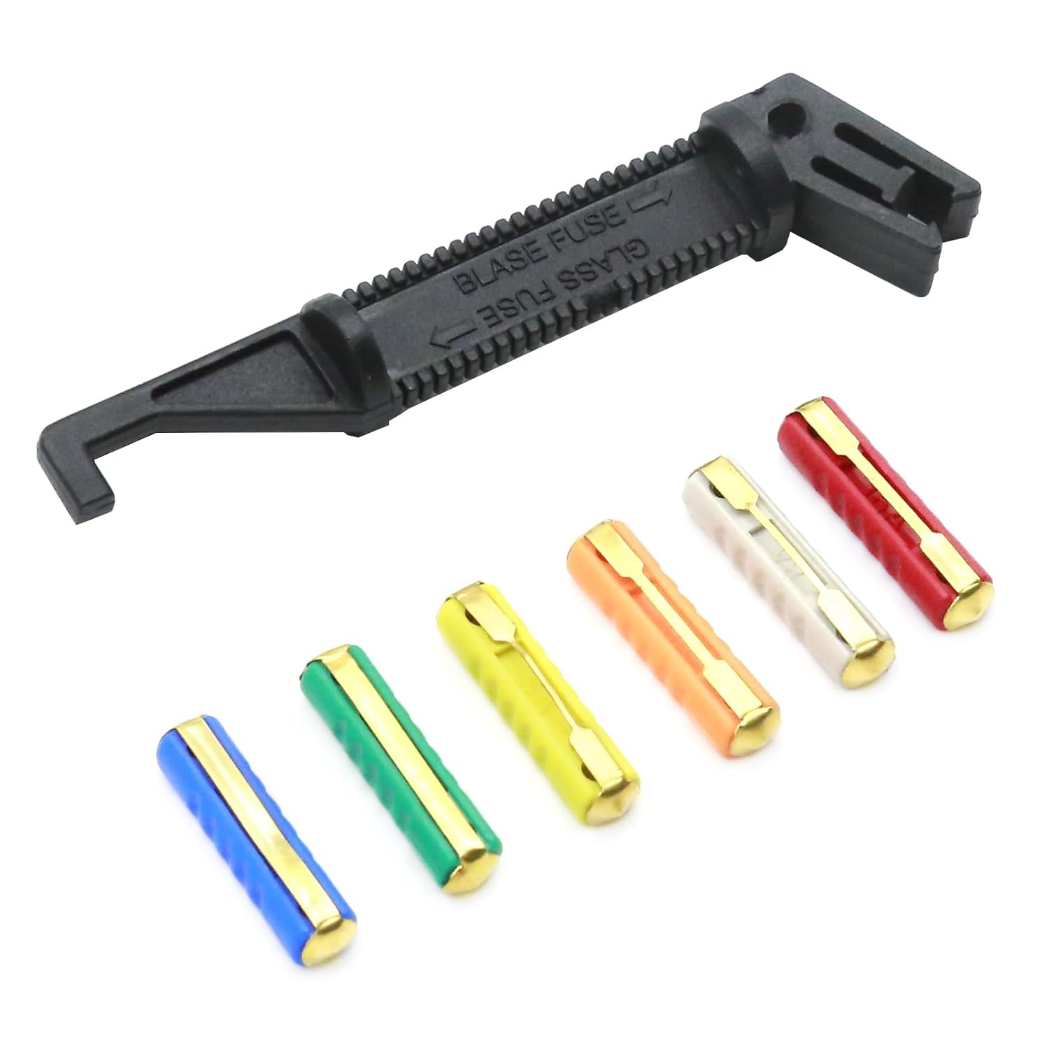 30 Pcs and 1Pc Fuse Box Assortment Bakelite Auto Fuses Replacement for GBC European Automotive 5A 8A 16A 20A 25A 30A