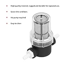 Vista 9 de 150 Micron 80 Mesh Beer Brewing Filter Improves Taste and Clarity, Saves Time and Beer, Sturdy and Easy to Use Gravity Fed Filter for Homebrewing