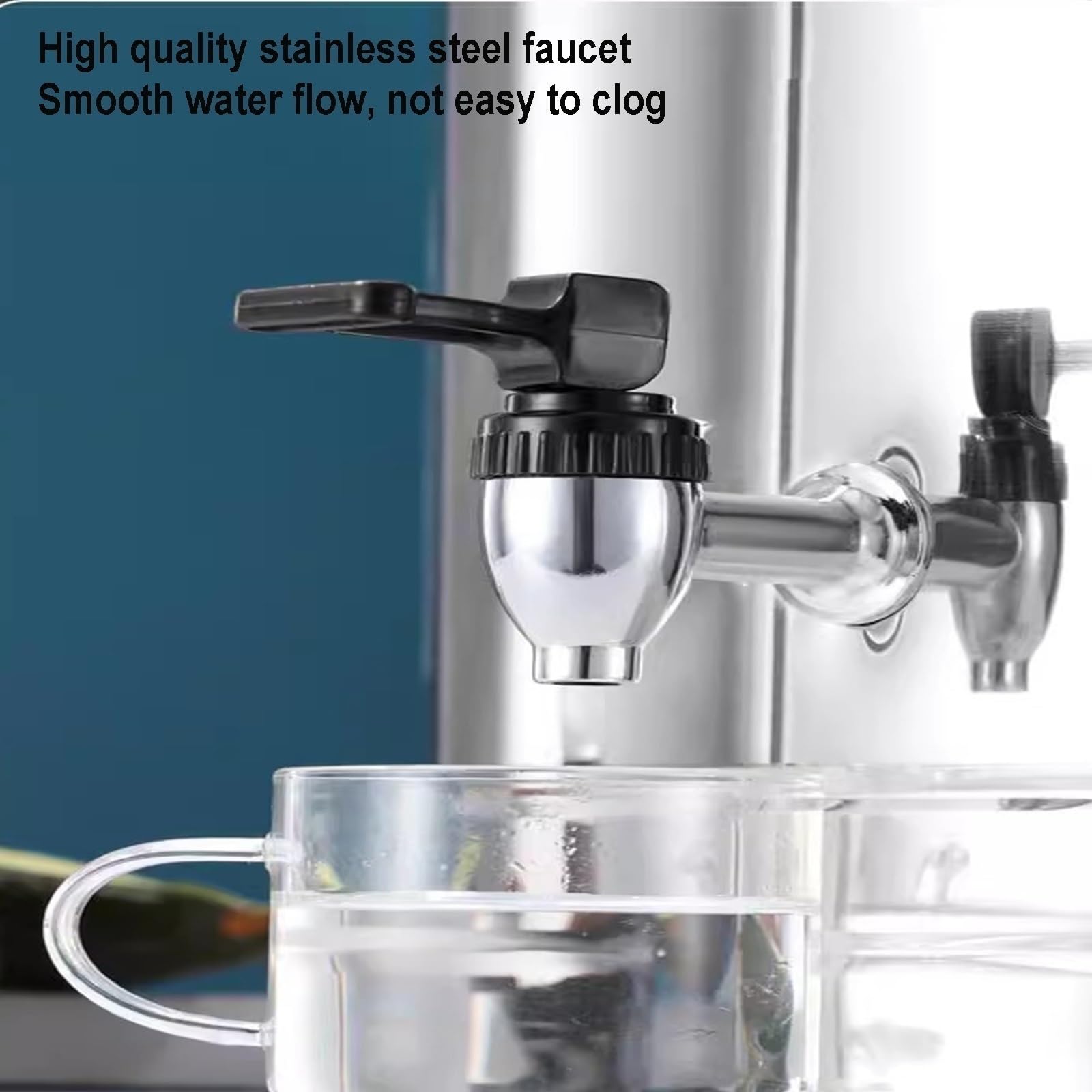 Distributeur de Boissons Isotherme en Acier Inoxydable 30 L, cafetière Chaude et Froide avec robinets, Service de Boissons Durable pour Les fêtes, Les événements et Les traiteurs - (Argent)