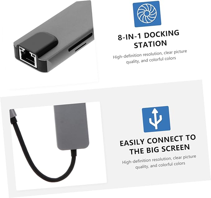 OSALADI Hub USB Tipo C 3 Puertos Carga PD para Laptop miniatura 8
