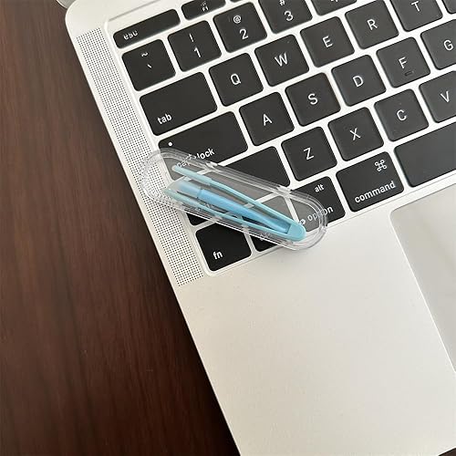 Miniatura 7 de Fundas para lentes de contacto, aplicador de lentes de contacto y herramienta de extracción con pinzas de punta suave, pinzas portátiles para lentes