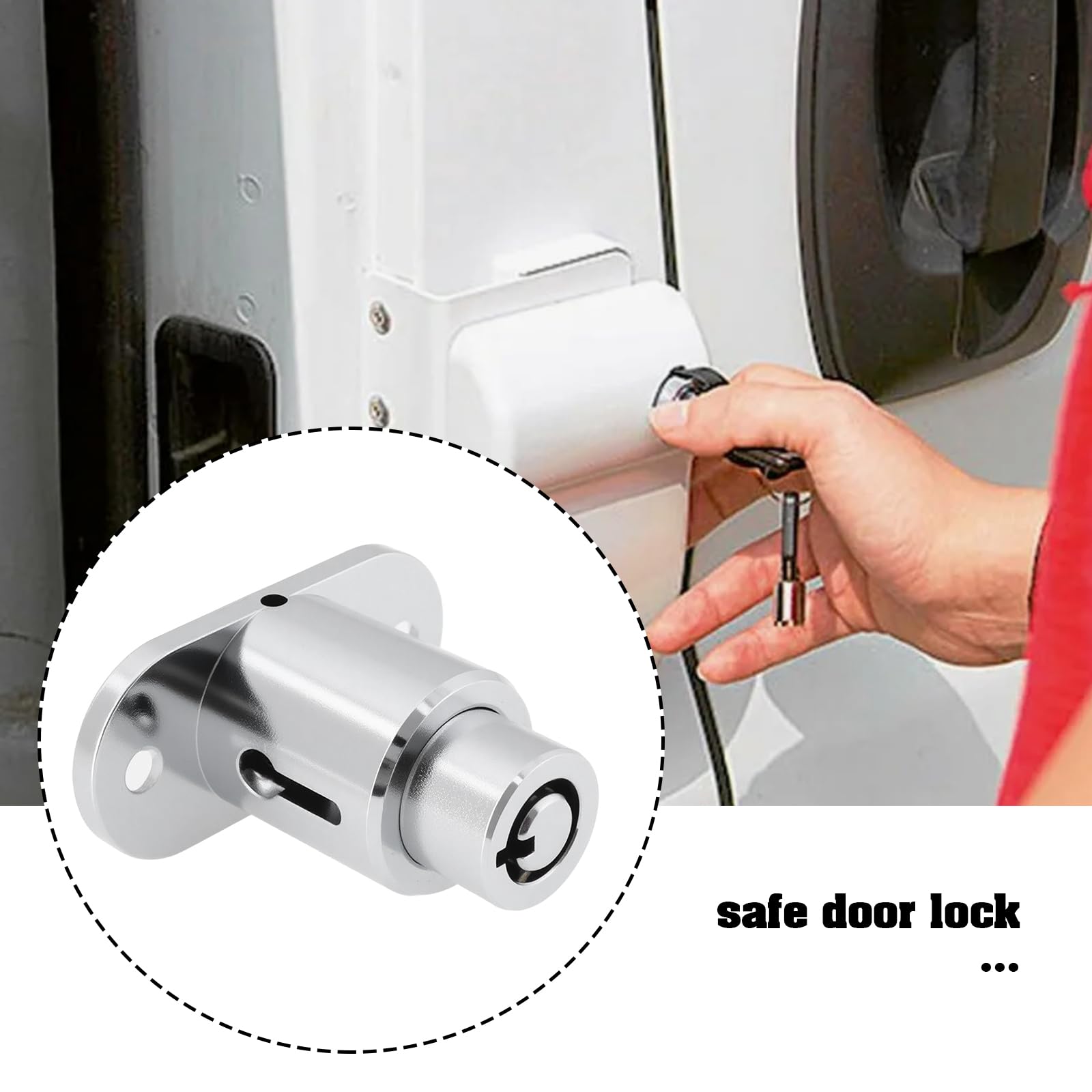 The Lord of the Tools Safe Door Lock Kit with 2 Keys Replace 98656-457 Compatible with Fiamma - Image 3