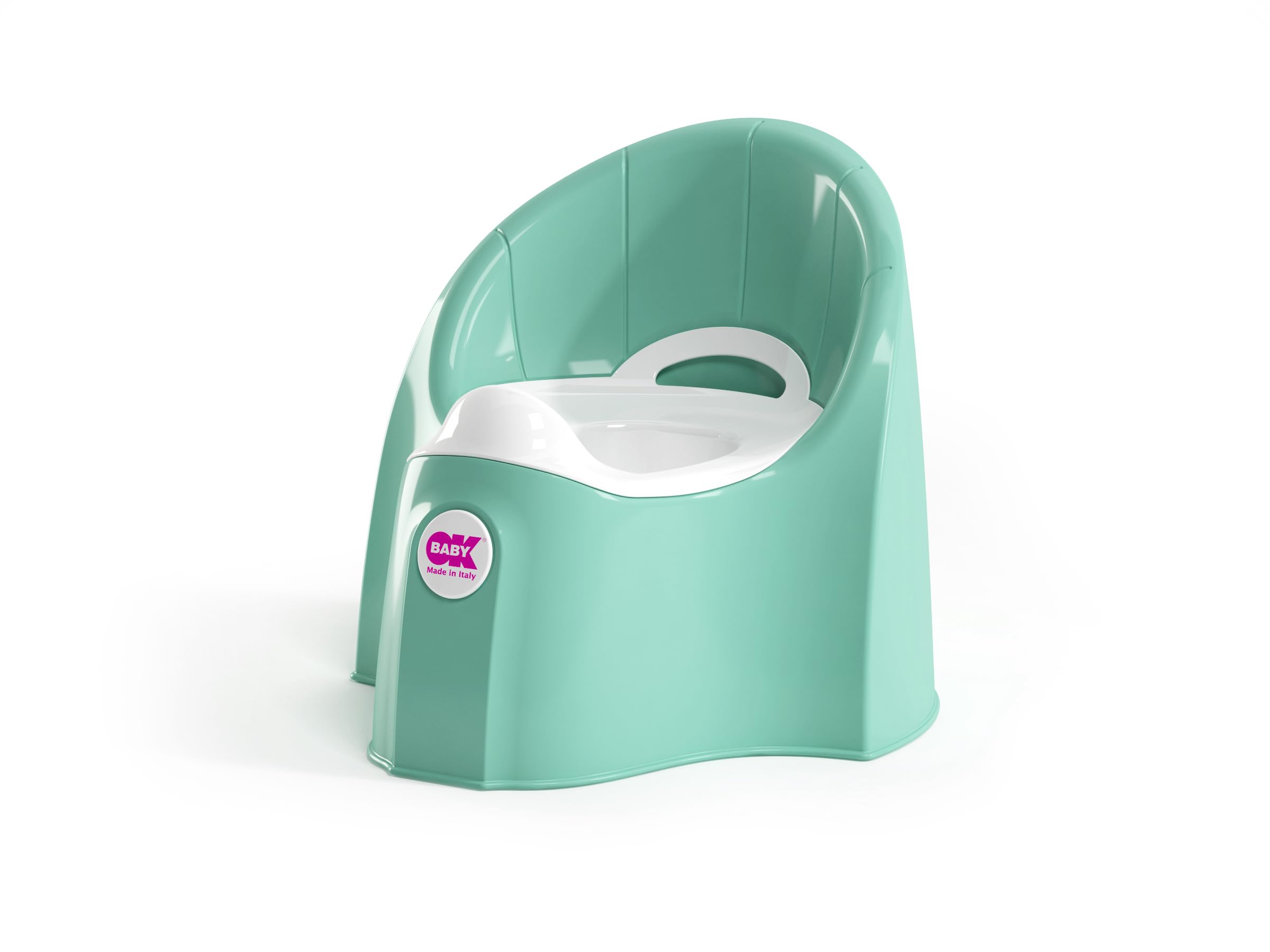 Set Vasino Babycurls Tema Oceano: Riduttore Water E Sgabello Antiscivolo Con Maniglie, Per L'autonomia Dei Bambini In Bagno - 2