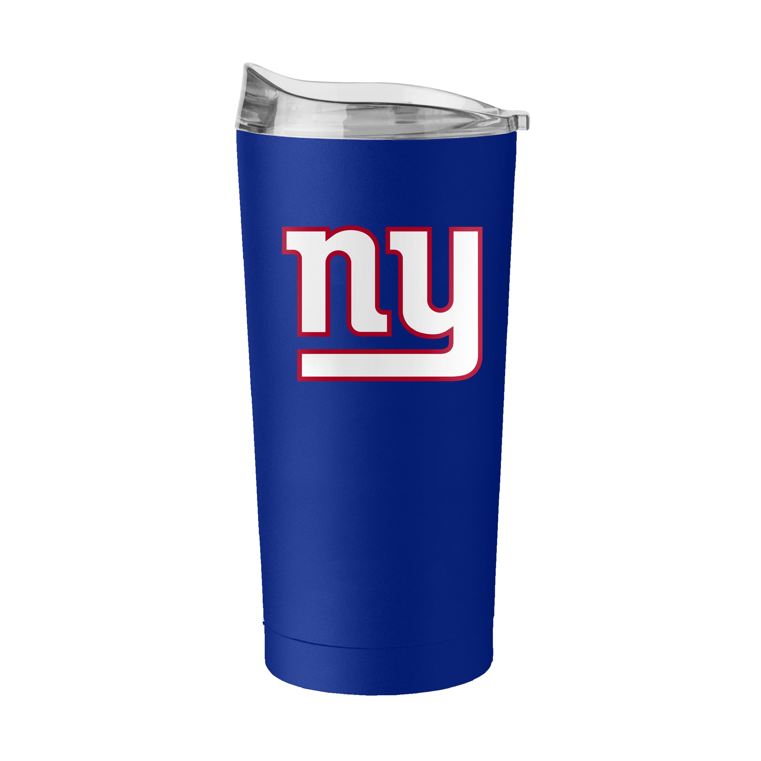 FANMATS NFL New York Giants 20 oz Stainless Steel Tumbler — Powder-Coated | 20 Fluid Ounces | Vacuum Insulated | Team Color