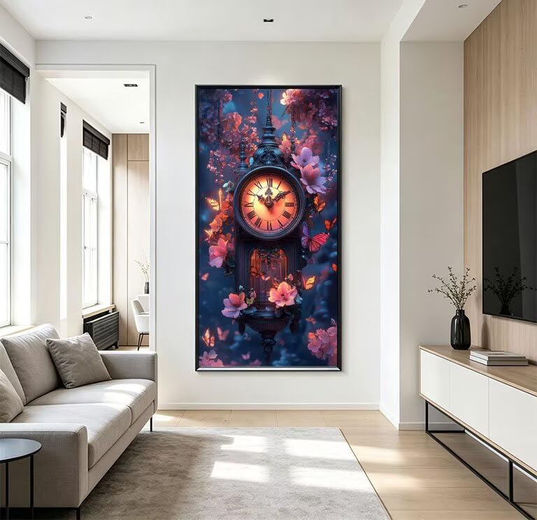 Pintar por numeros adultos flor pintura acrilica sin marco x-174 2