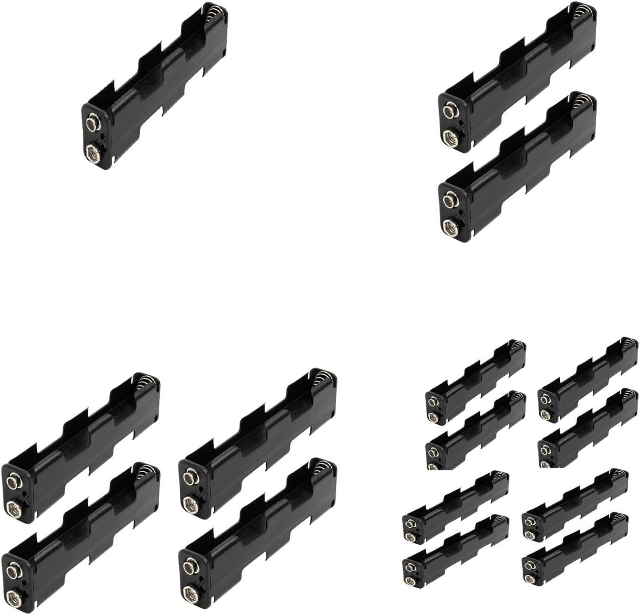 4 AA Battery Holder, 6V Output, Compatible with Garrett Metal Detectors GTA GTAx GTX GTP GTI PRO Gold ATX (8)