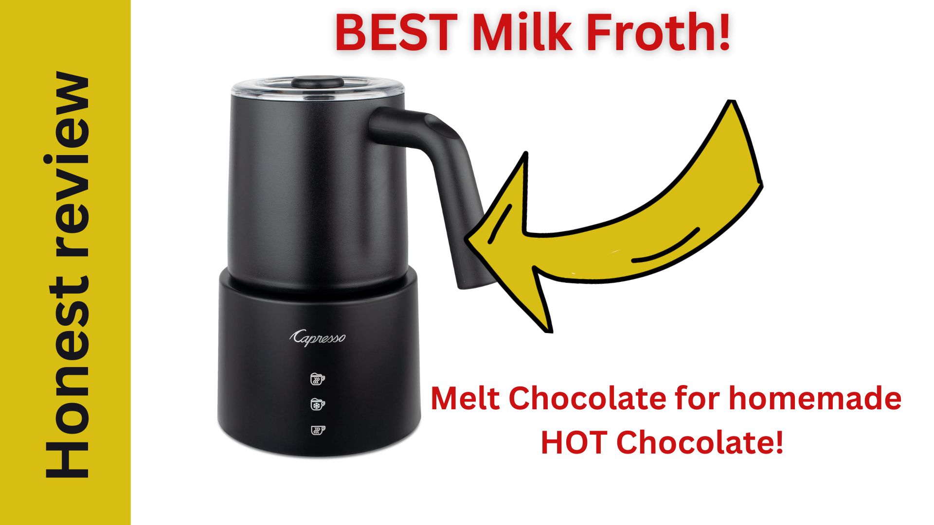 Watch Honest Review- Capresso Milk Frothier on Amazon Live