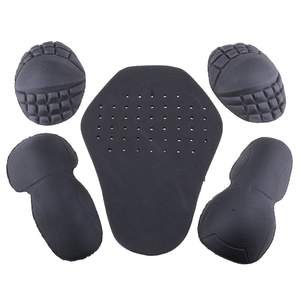 5 Pezzi di Protezioni per Moto Protezioni Set di Inserti per Armature Da Corsa