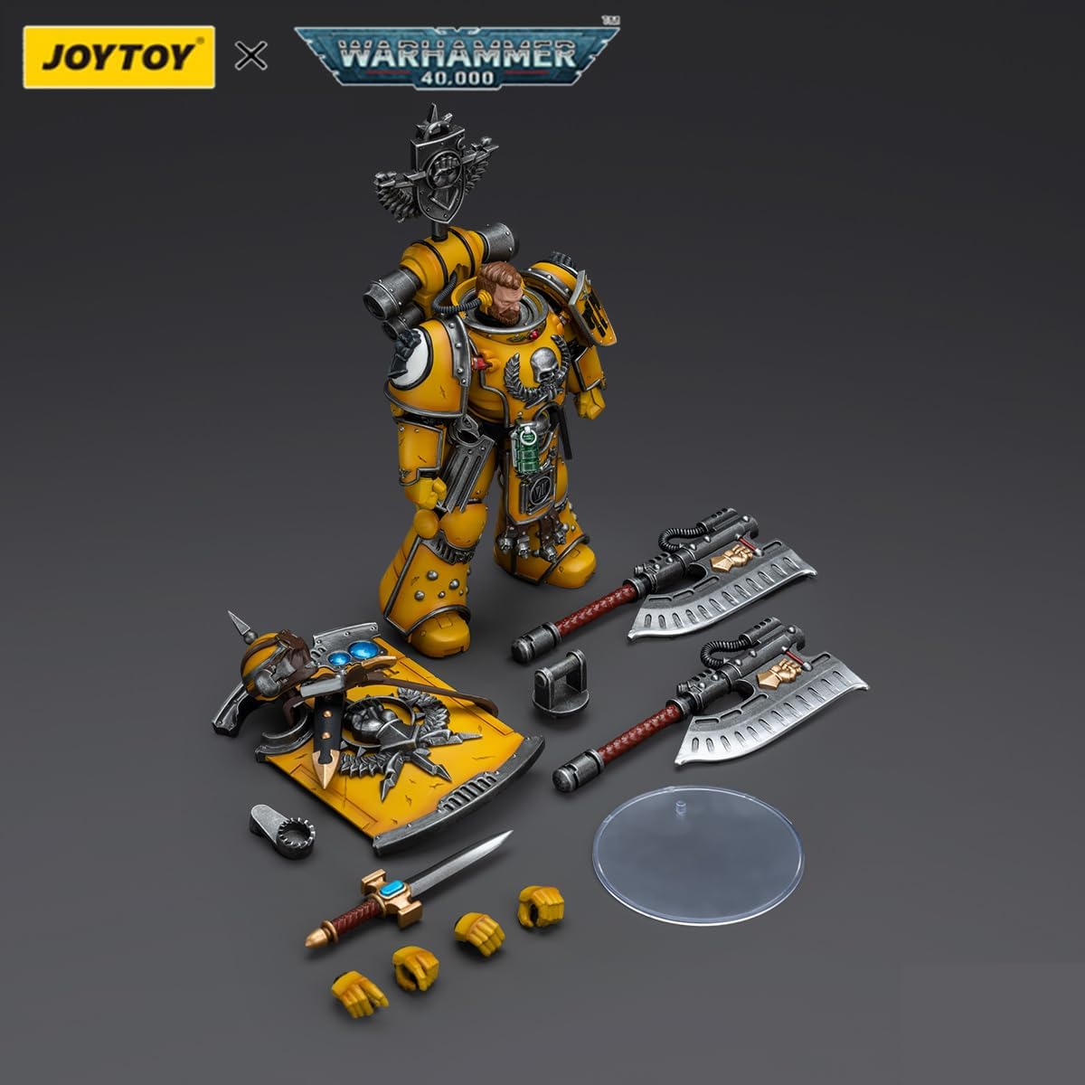 JOYTOY Warhammer 40,000 1/18 Action Figure Imperial Fists Fafnir Rann Collection Model Christmas Birthday Gifts
