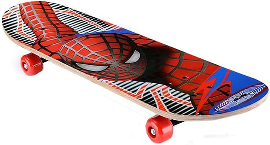 R K Group Spider Man Skateboard | Kid's Skating Board | for