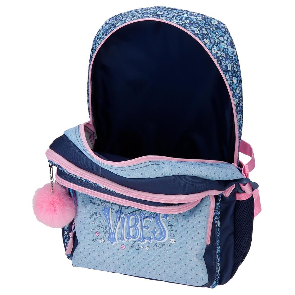 Movom Spring Vibes Mochila Escolar Doble Compartimento Adaptable a Carro Marino 32x45x19 cm Poliéster 27,36L