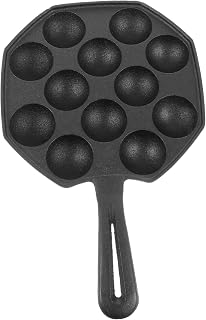 Cast Iron Pan Quail Egg Mold Nonstick Cooking Tray for Octopus for Home Kitchen Use Sturdy Kitchen Utensil
